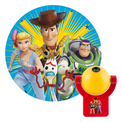 Projectables Disney Pixar Toy Story 4 Light Sensing LED Night Light, Red