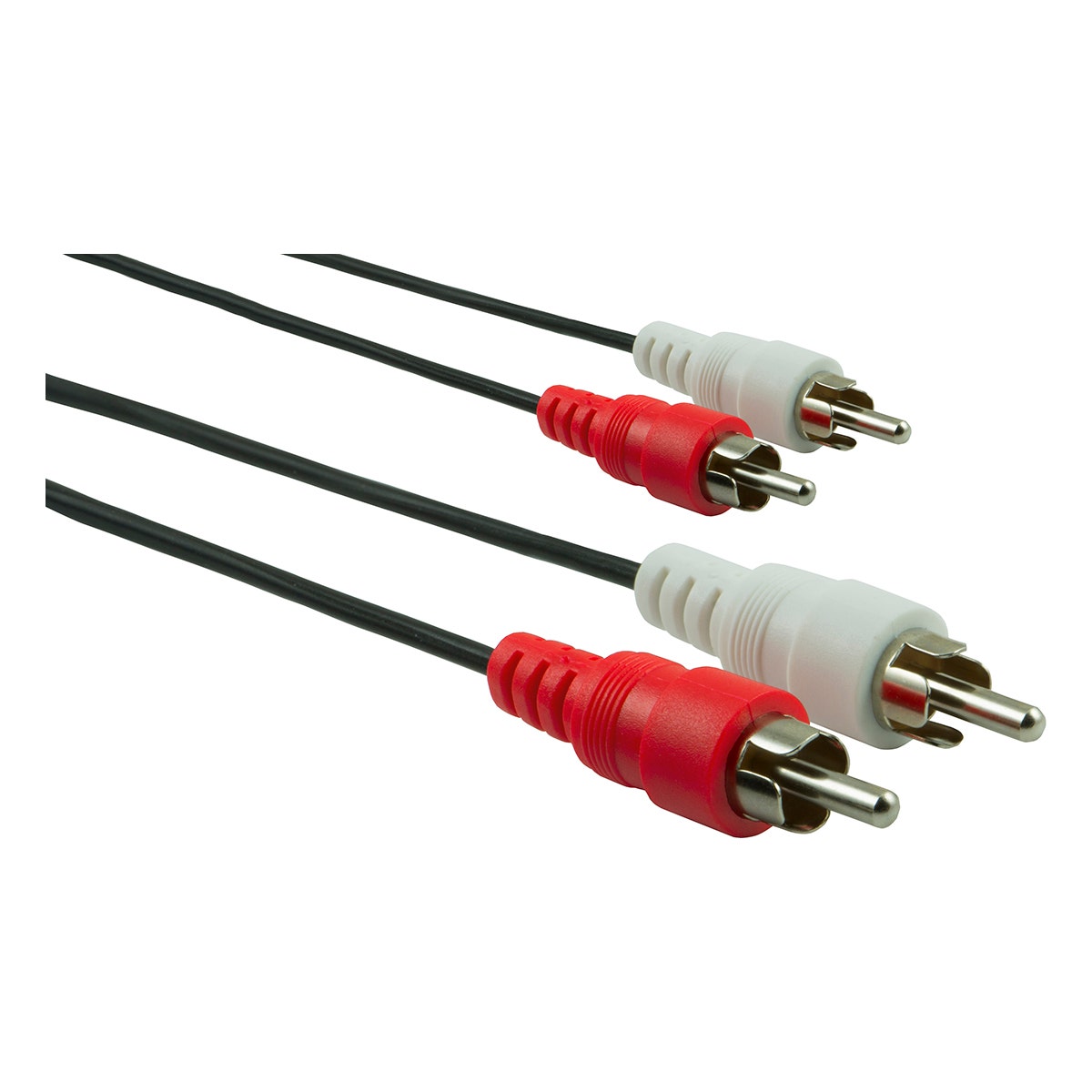 GE 15ft. RCA Audio Cable, Black