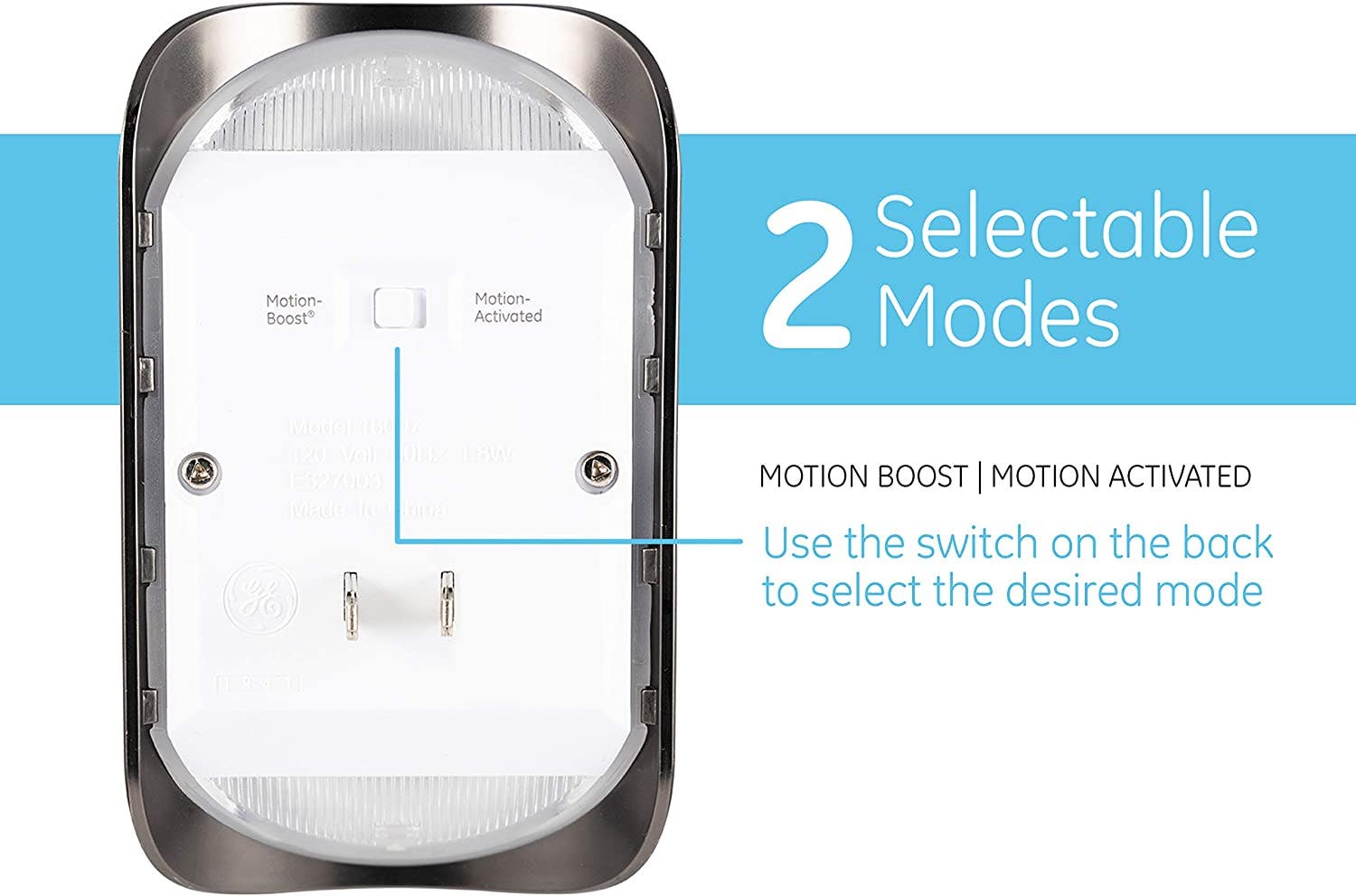 GE Motion-Select LED Night Light, Oil-Rubbed Bronze