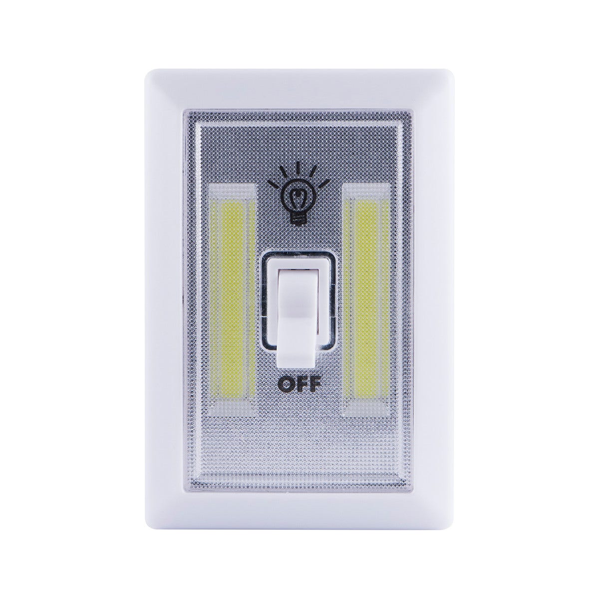 Lights by Night Battery Operated Manual On/Off LED Night Light Switch, White