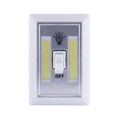 Lights by Night Battery Operated Manual On/Off LED Night Light Switch, White