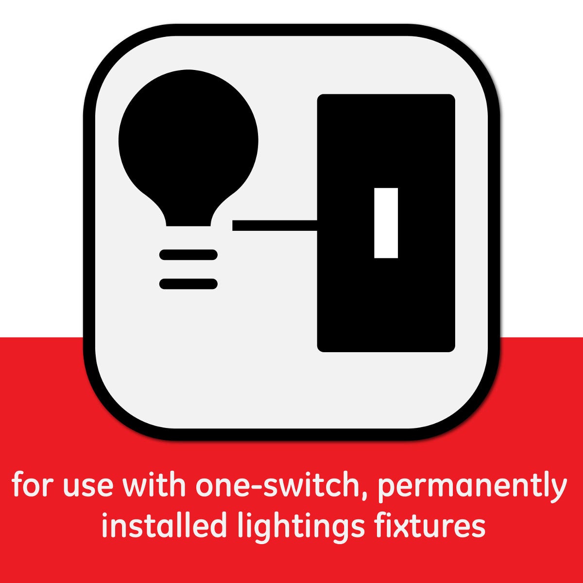 GE Rocker On/Off Dimmer, White