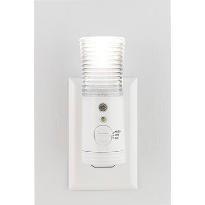 GE 3-in-1 Rechargeable Power Failure Light Sensing LED Night Light, White
