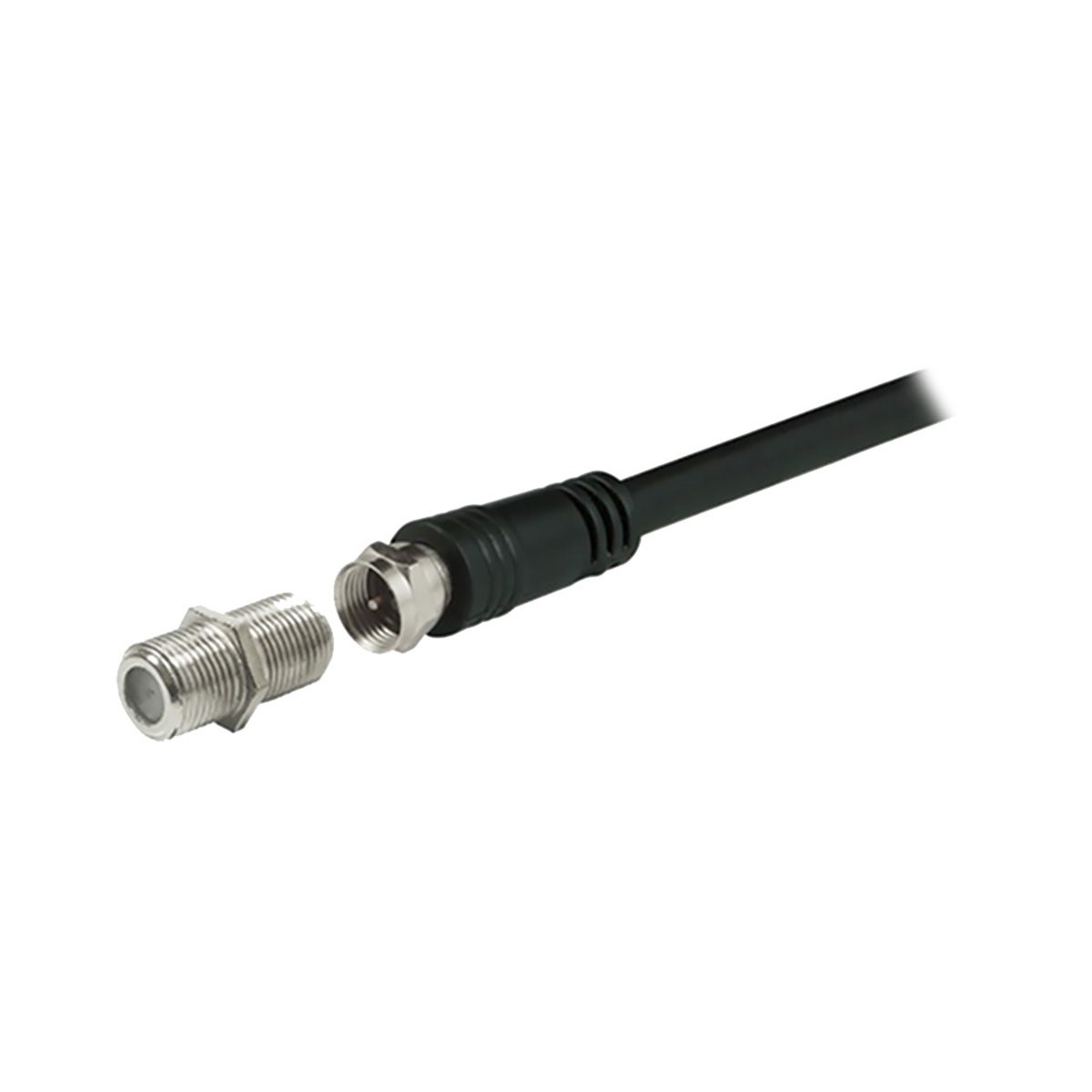 GE Coaxial Cable Extension Adapters, F-Type Connectors, 2 Pack
