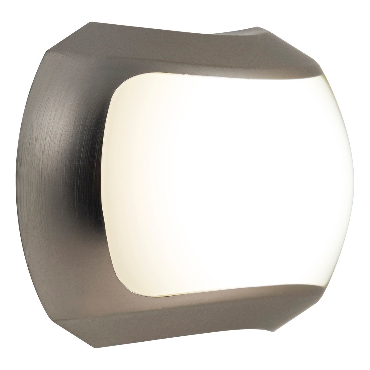 GE Light Sensing LED Night Light, Brushed Nickel