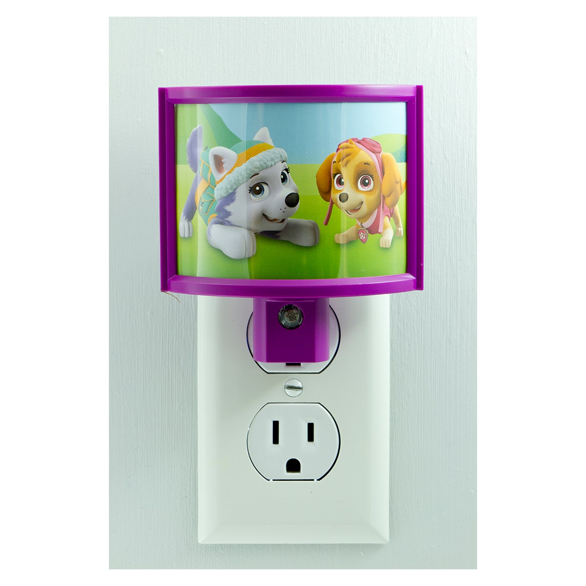 Nickelodeon Paw Patrol Wrap Shade Light Sensing LED Night Light, Purple