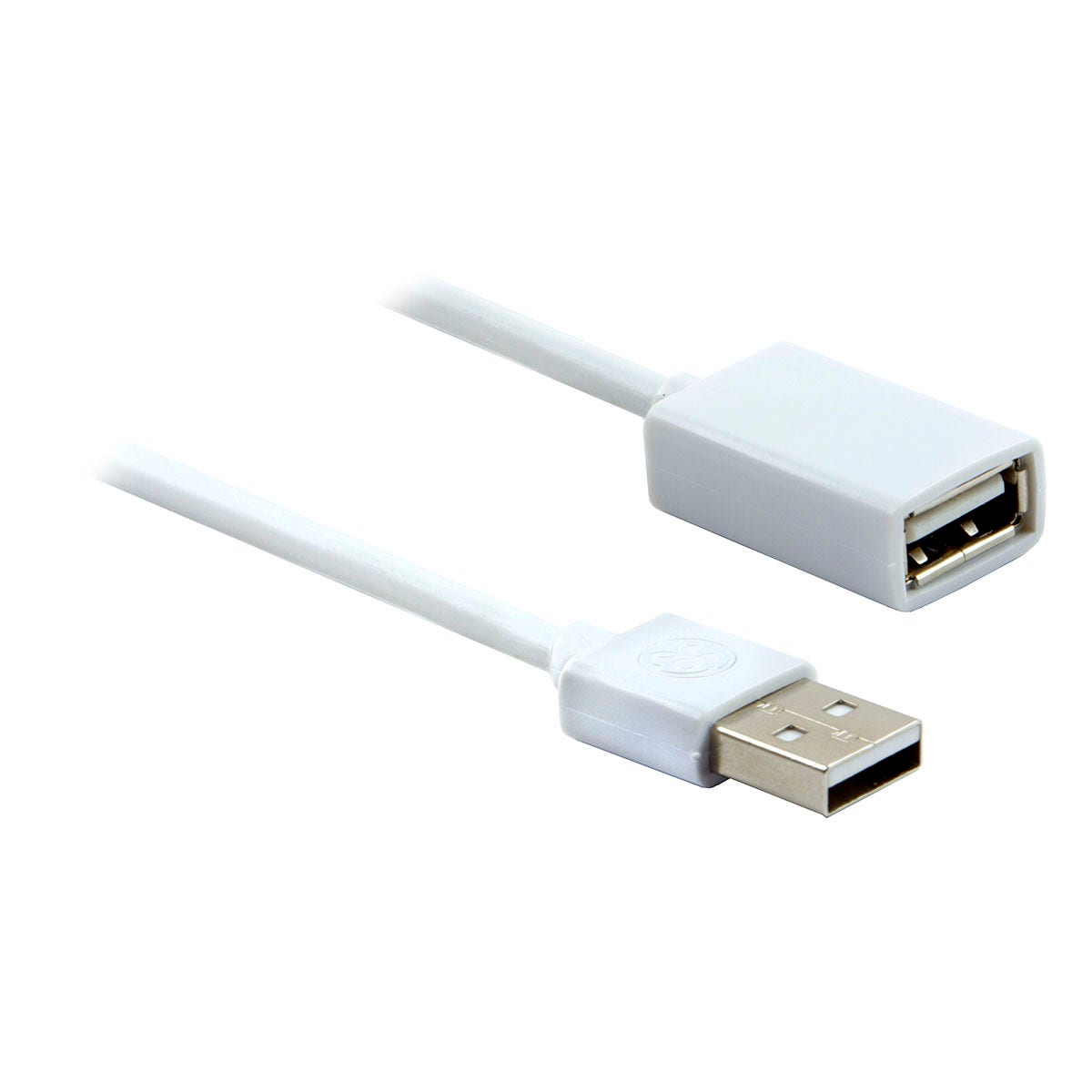 GE UltraCharge 6ft. USB Extension Cable, White