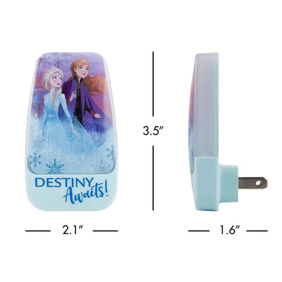 Disney Frozen II Light Sensing LED Night Light, Blue
