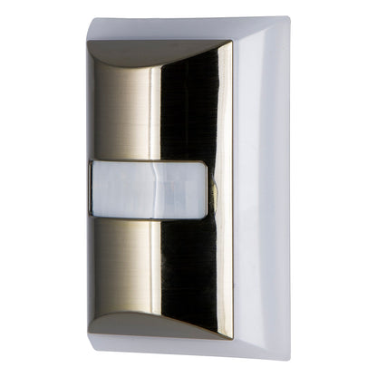 GE CoverLite Light Sensing Motion-Boost LED Night Light, Silver