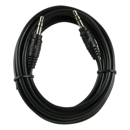 GE 6ft. 3.5mm Auxiliary Audio Cable, Black