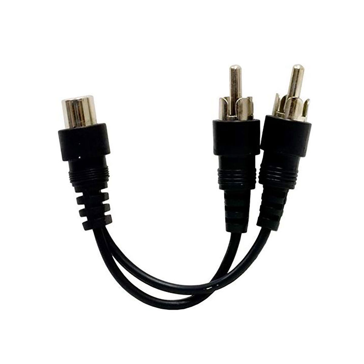 GE RCA Audio Y-Adapter Cable, Black