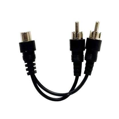 GE RCA Audio Y-Adapter Cable, Black
