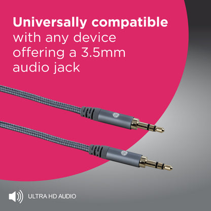 GE-branded 6ft. 3.5mm Audio Cable