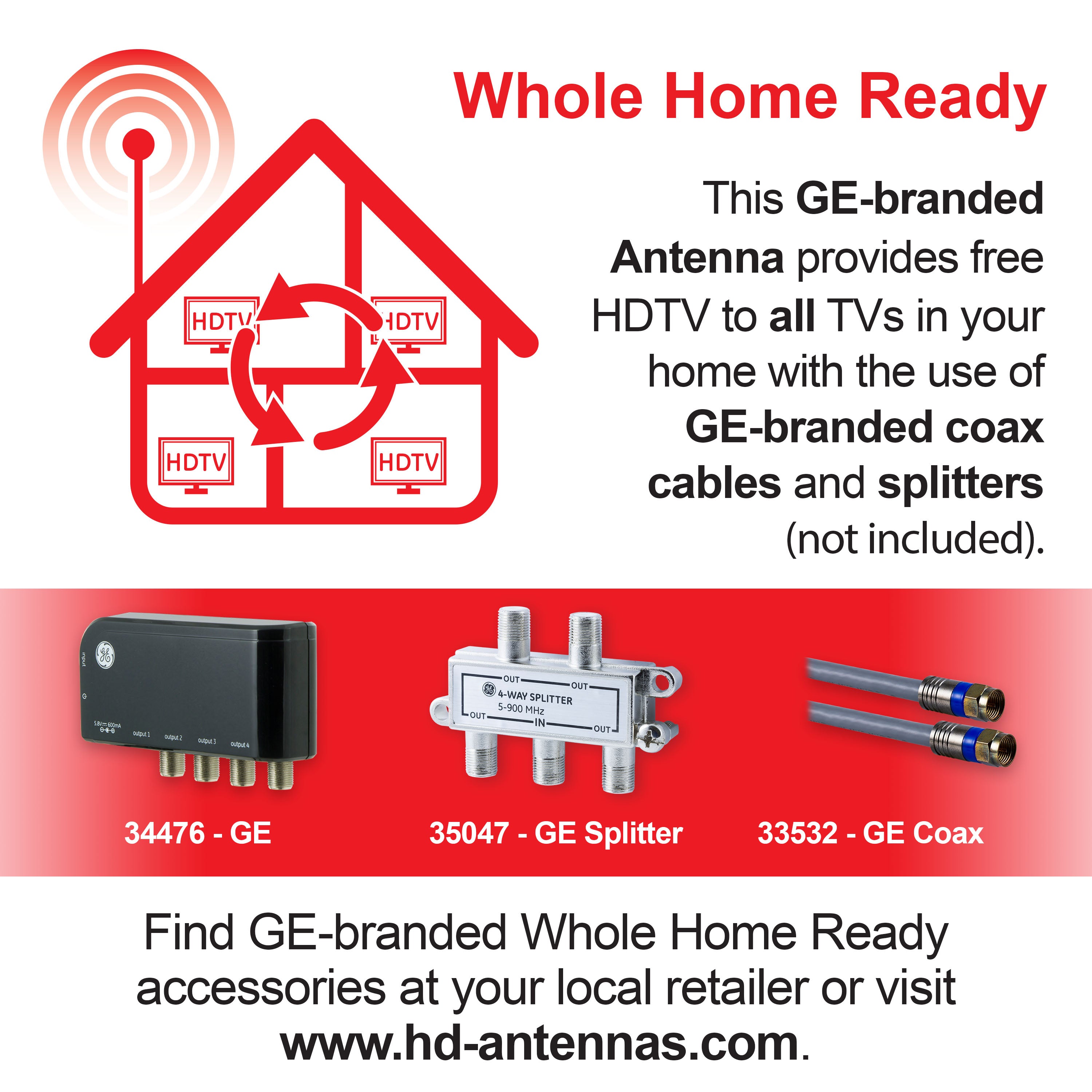 GE UltraPro Outdoor Yagi TV Antenna