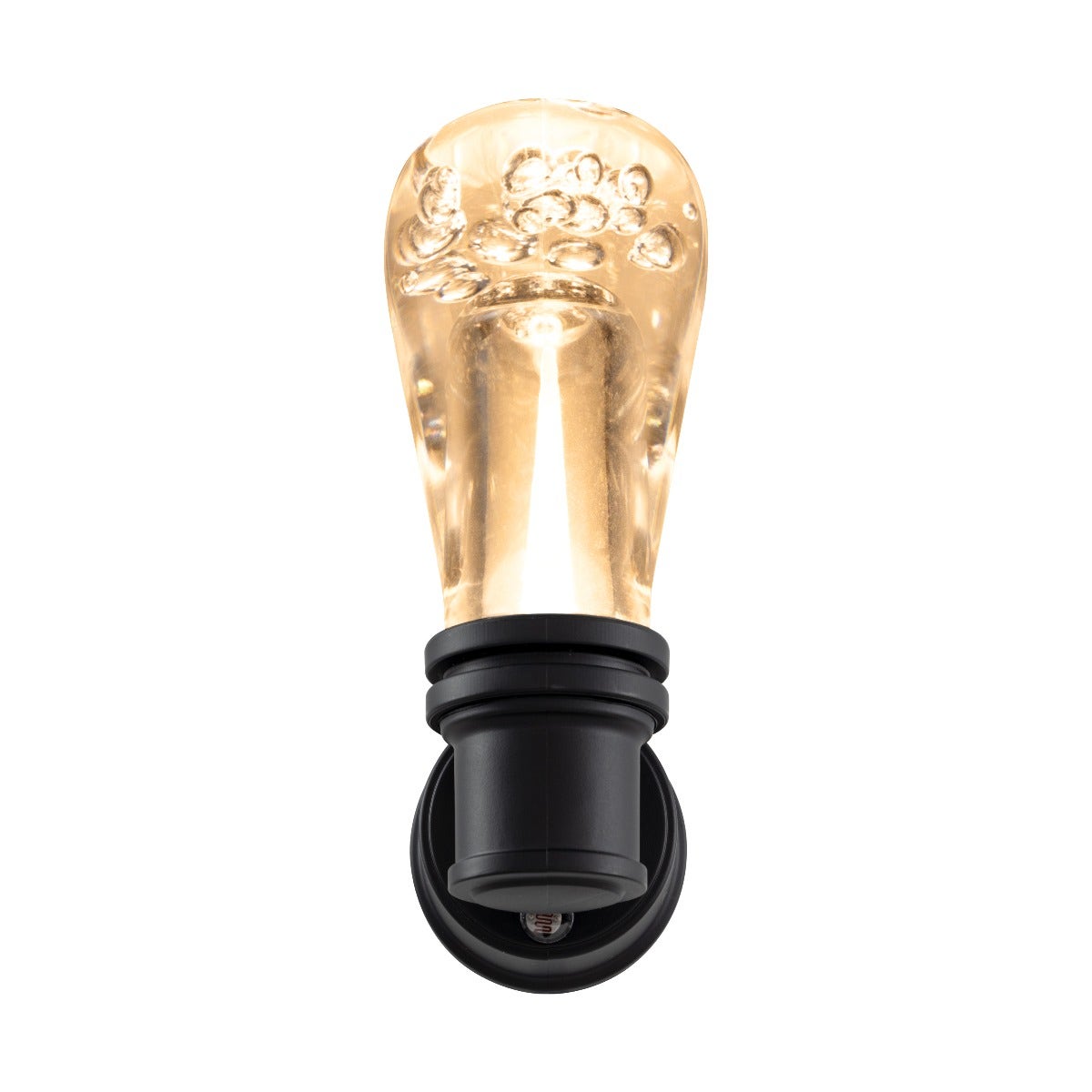 GE Vintage Light Sensing LED Night Light, Black