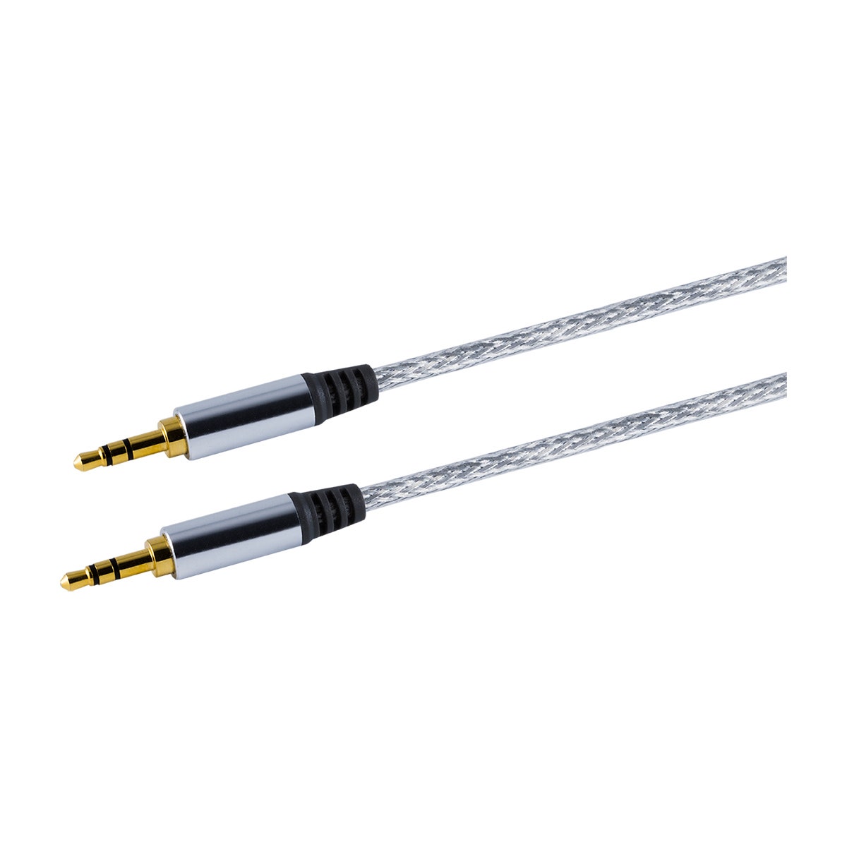 Philips 6ft. 3.5mm Auxiliary Audio Cable, Silver