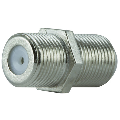 GE Coaxial Cable Extension Adapter, 4 Pack, Silver