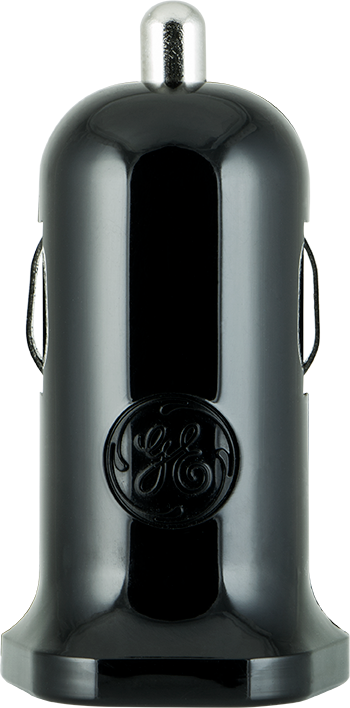GE USB Car Charger, 2 Port, 2.4A