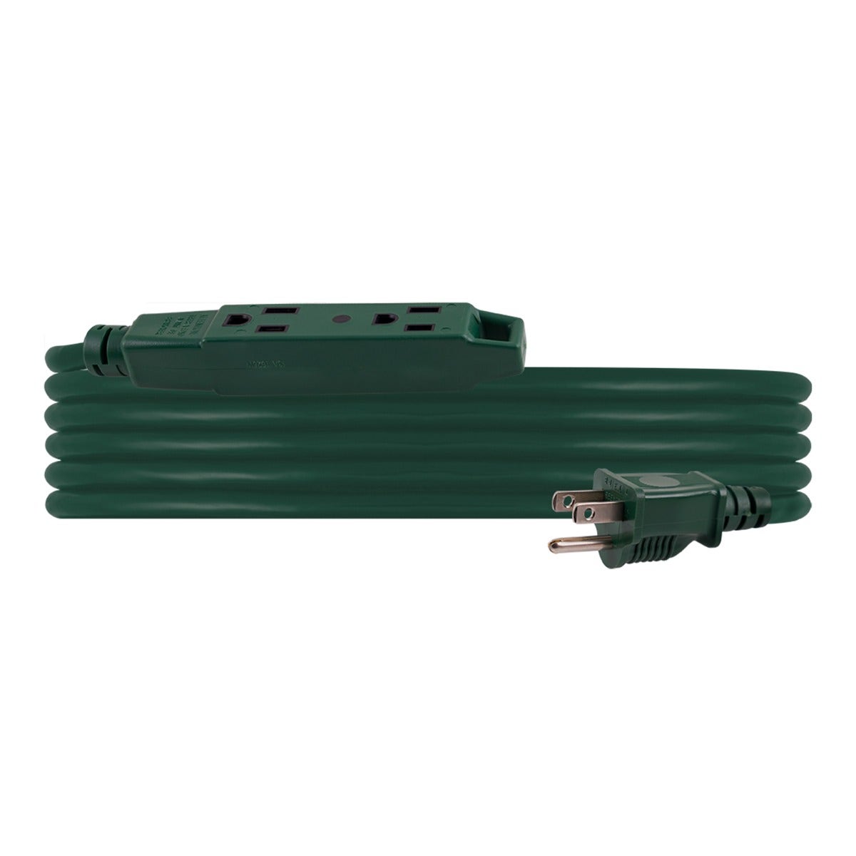 Philips 3-Outlet 15ft. Outdoor Extension Cord, Green
