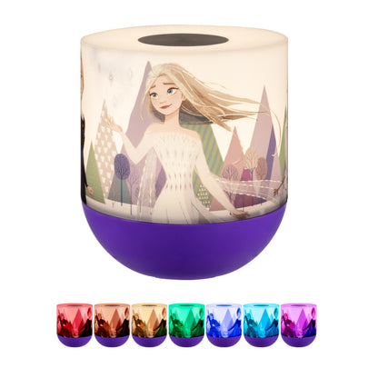 Disney Frozen II  Color Changing Tabletop LED Lamp Night Light, Purple