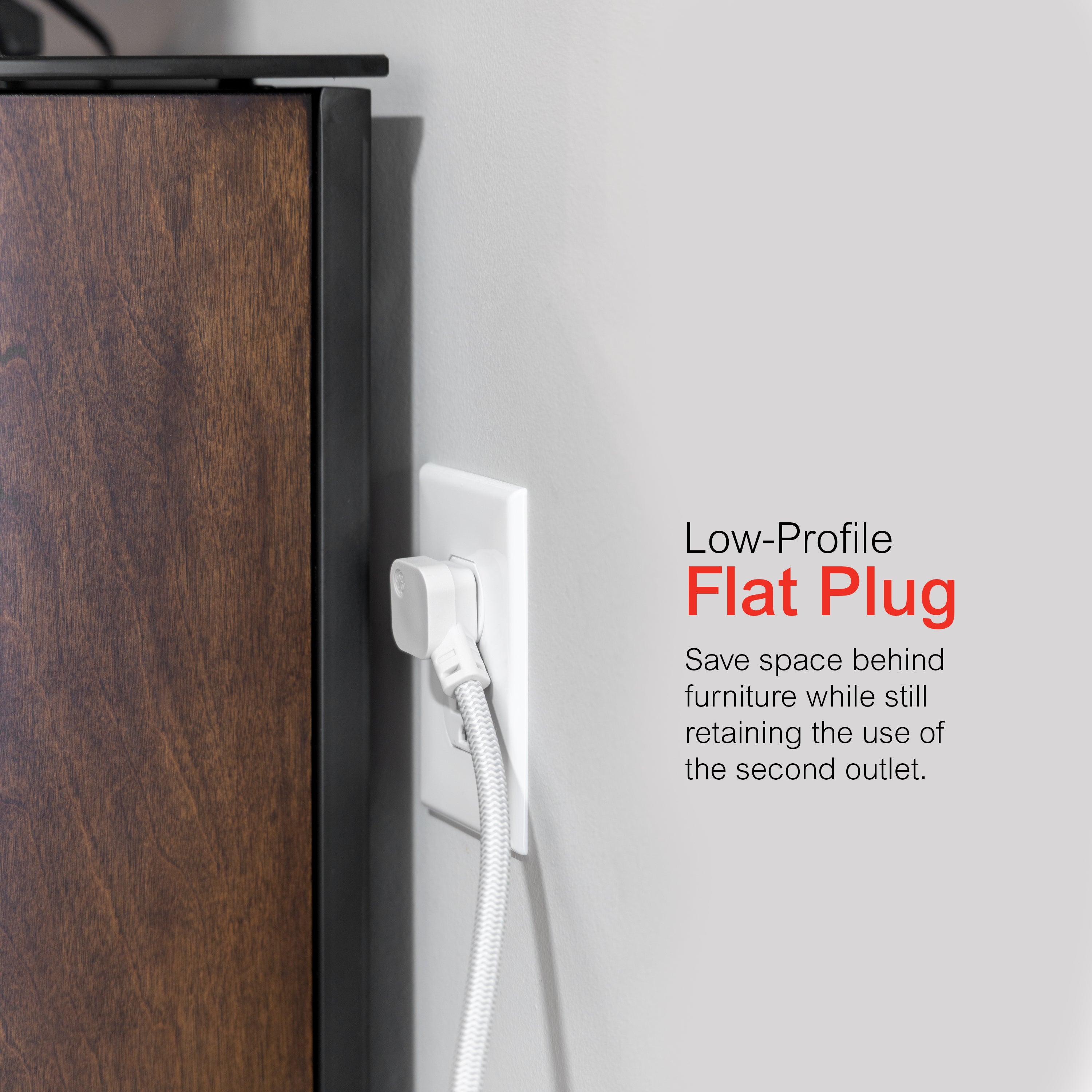 GE Surge Protector, 245J, Gray/White, 8ft.