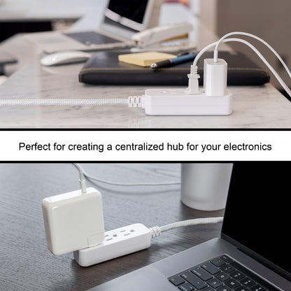 GE Surge Protector, 245J, Gray/White, 8ft.