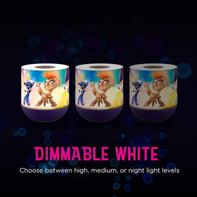 Universal Trolls World Tour Color Changing Tabletop LED Night Light, Purple