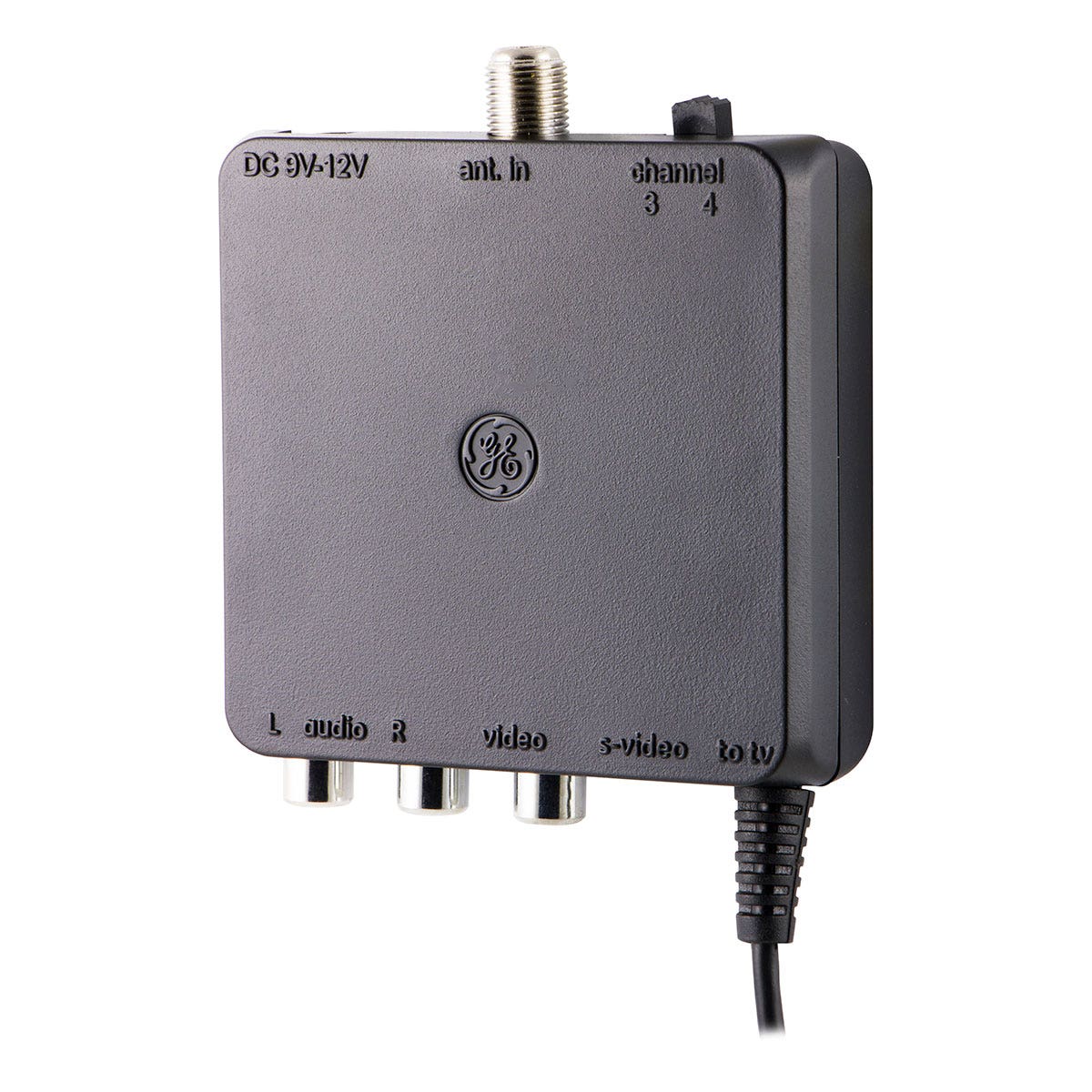 GE Pro Series RF Modulator with S-Video, Black