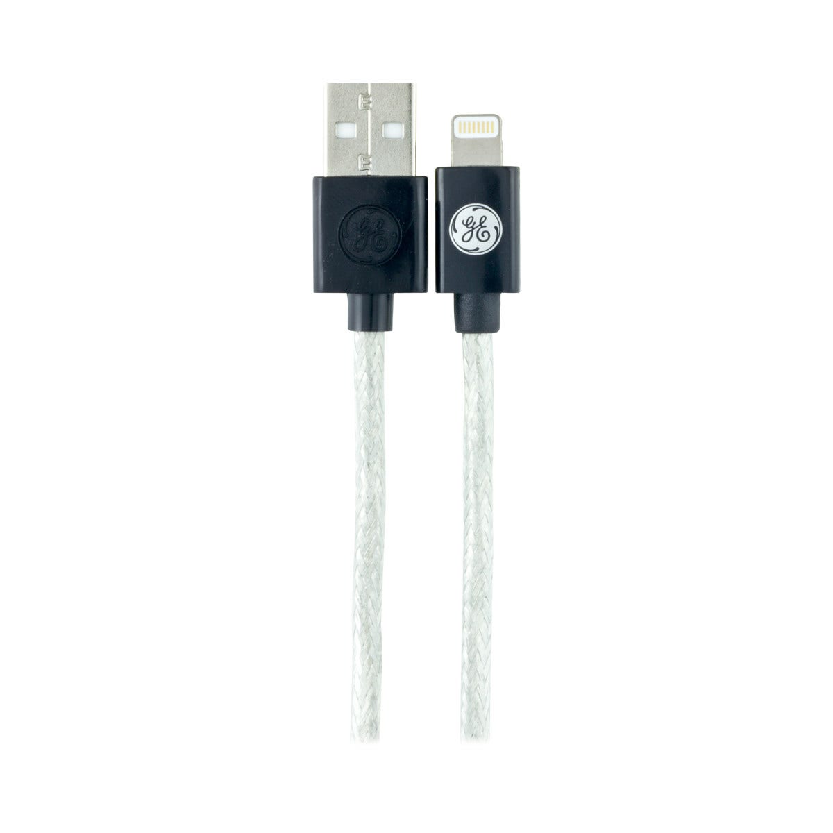GE 9ft. USB to Lightning Charging Cable, Black