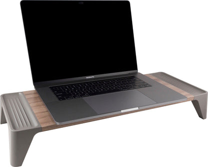 Philips Monitor Stand, Brown Wood