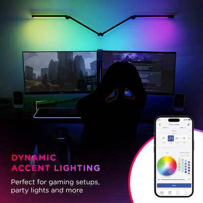 Enbrighten WiFi VIBE Spectrum Color-Changing Adjustable Accent Lamp