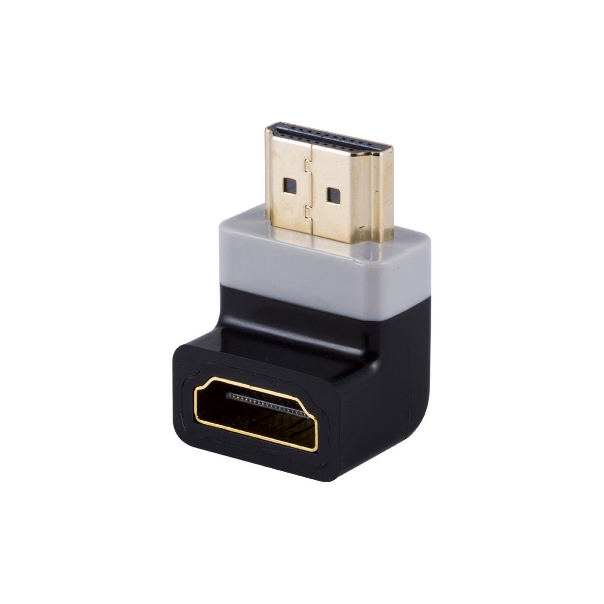 GE Pro Right Angle HDMI Adapter, Black
