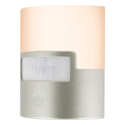 GE UltraBrite Motion Activated LED Night Light, Silver