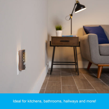 GE Motion Sensing Dimmable Morrocan LED Night Light, Bronze