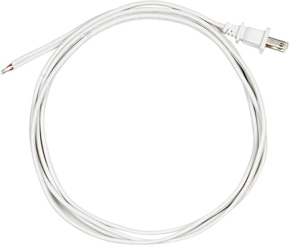 Power Gear 8ft. Polarized Replacement Lamp Cord, White
