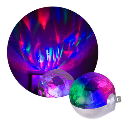 Projectables Space Nebula Light Sensing LED Night Light, Silver
