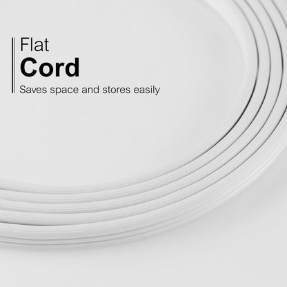 GE 3-Outlet 3ft. Extension Cord  with Right-Angle Plug, 2 Pack, White