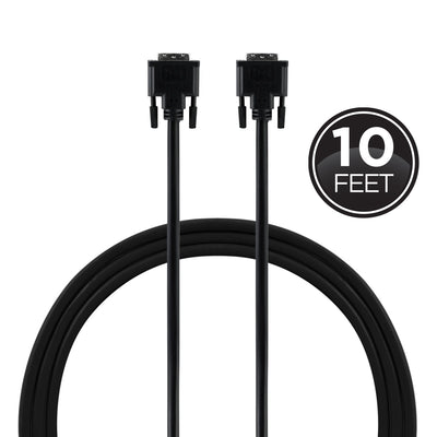 GE 10ft. DVI-D Dual Link Cable, Black