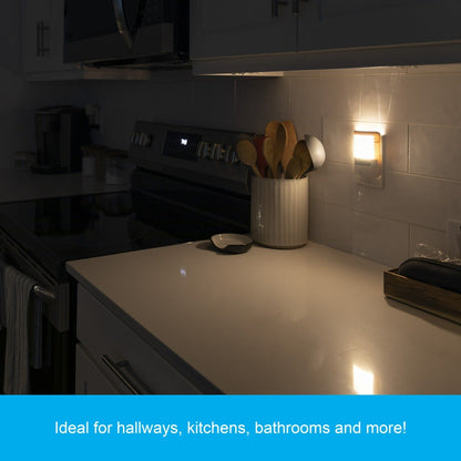 GE Motion Sensing Dimmable LED Night Light, White