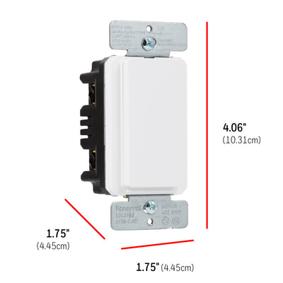 UltraPro In-Wall Push-Button Countdown Timer, White