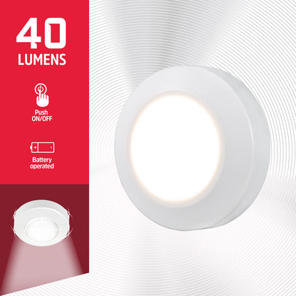 Energizer Battery Operated LED Puck Light