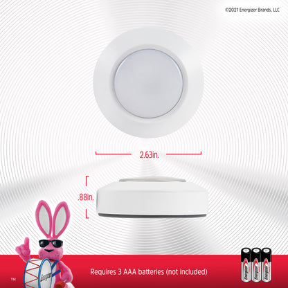 Energizer Battery Operated LED Puck Light