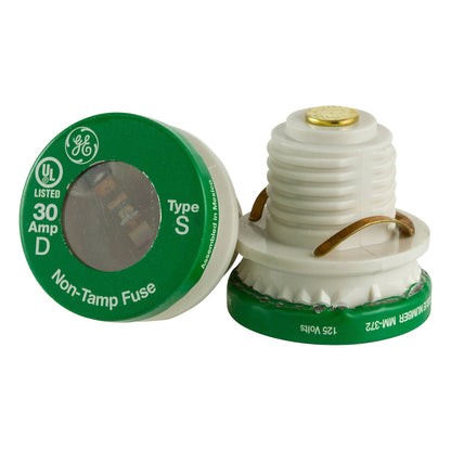 Power Gear 30-Amp Fuse Type S/SL with Time Delay, 2 Pack, White