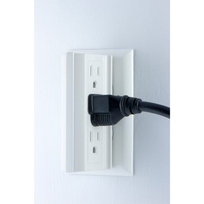 GE 6-Outlet Side-Access Wall Tap, White