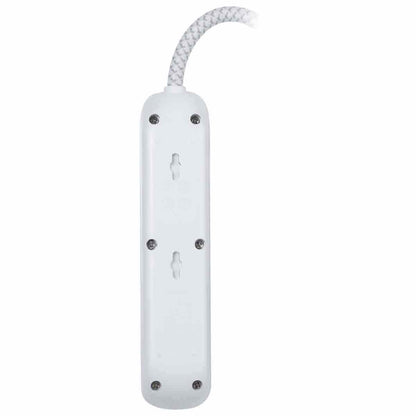 Philips 3-Outlet 3-USB 10ft. Surge Protector, White