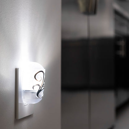 GE Light Sensing LED Night Light, White
