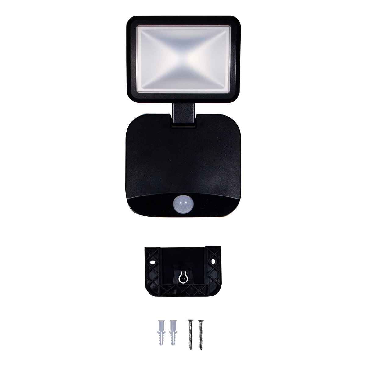 Energizer Outdoor Single-Head Motion-Sensing LED Security Light, Black