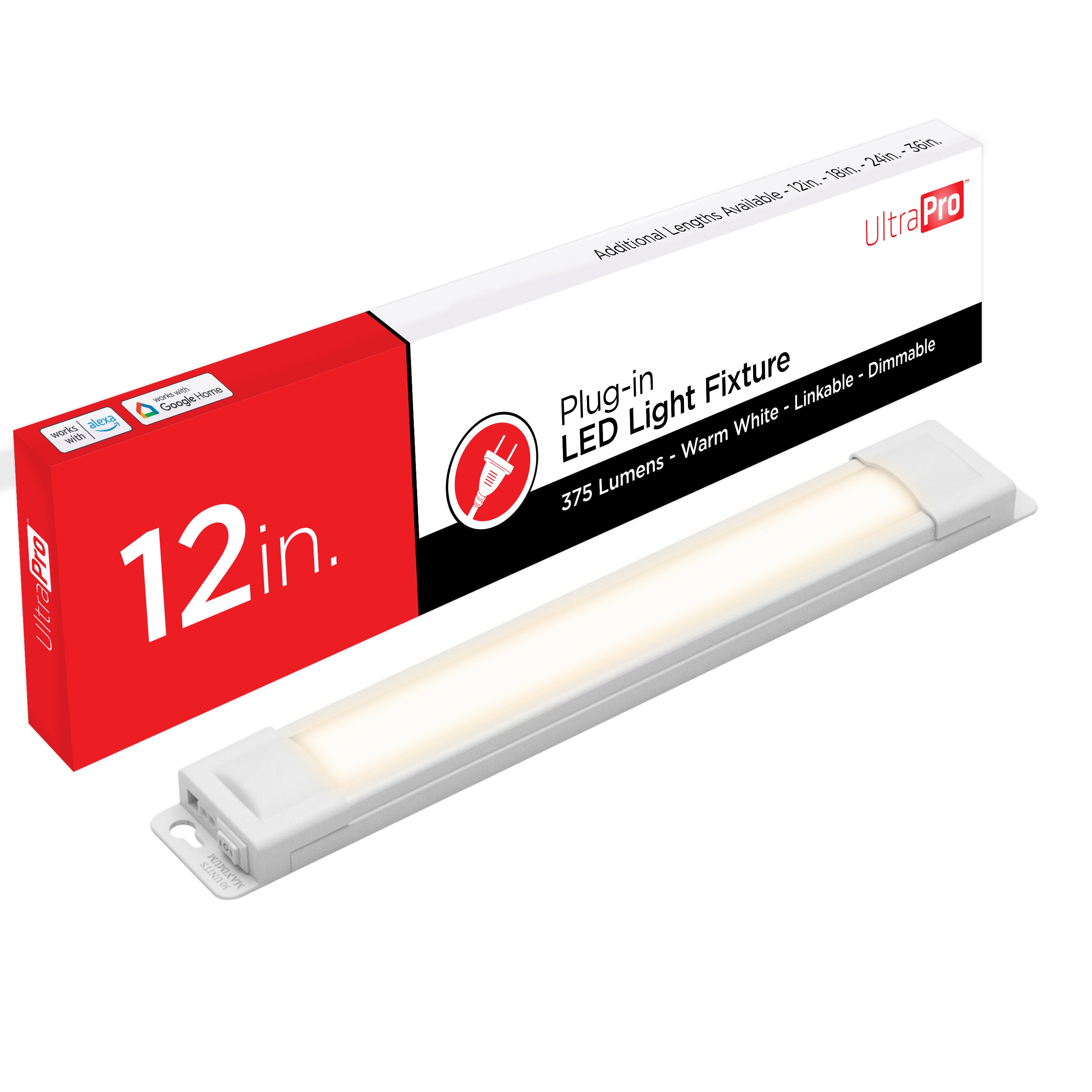 UltraPro LED Plug-in Light Fixture, 12in.