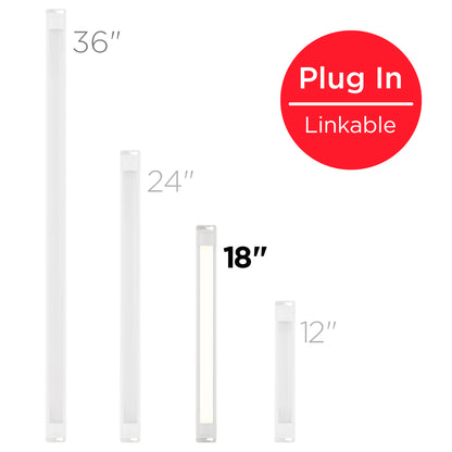 UltraPro 18in. Linkable Plug-In LED Light Fixture, White