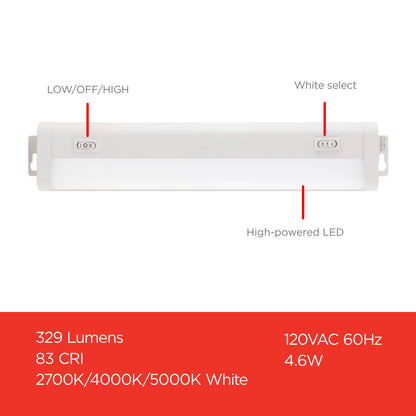 UltraPro 24in. Linkable Plug-In LED Light Fixture with White Select